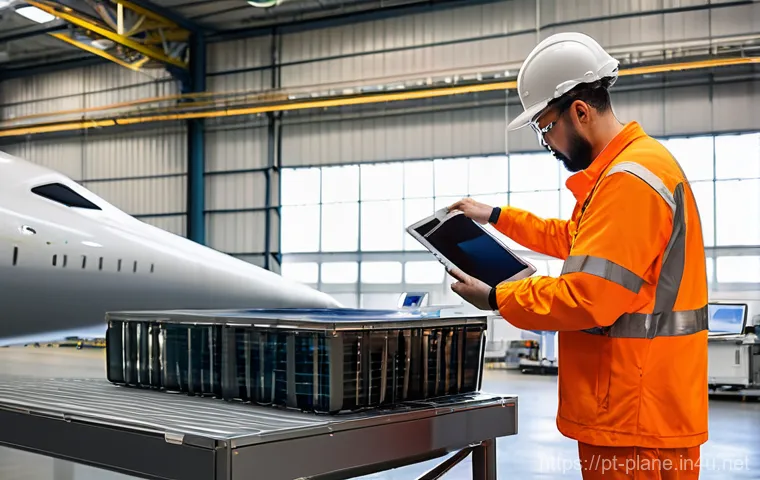 항공정비사와 군용 항공기 정비 - **Prompt**: Inside a robust military hangar, highly trained military aircraft maintenance personnel,...