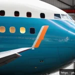 Home 23 항공정비사의 장비 점검 체크리스트 - A detailed close-up of an aircraft technician inspecting the external surfaces of a commercial airpl...